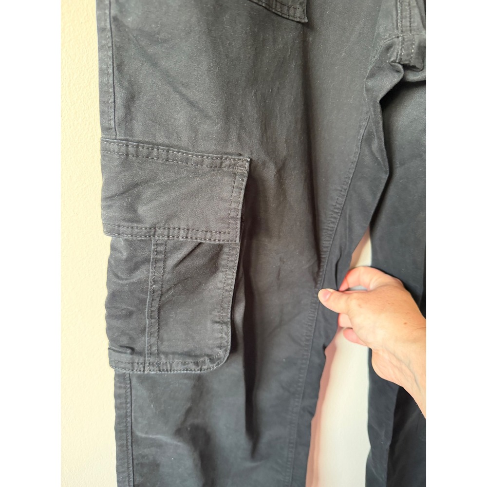 Hollister Cargo Pants 00R Black Ultra High-Rise Baggy Utility Pants - Picture 7 of 10